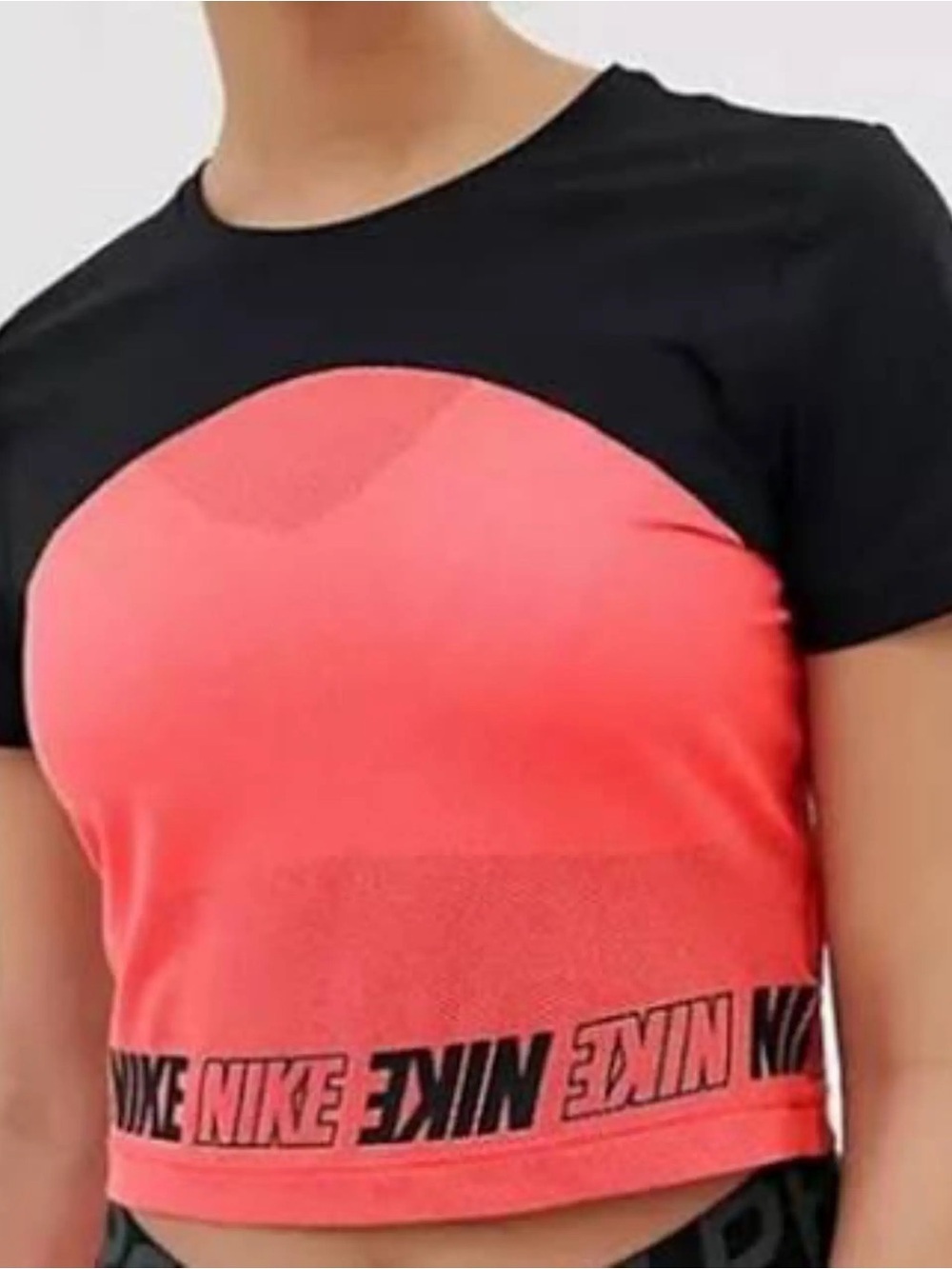 Nike Dry Fit mesh crop top